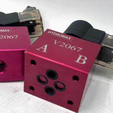 压止回阀V3068-DC24V调压阀V2068-T02泄压阀台湾新鸿HYDROMAX