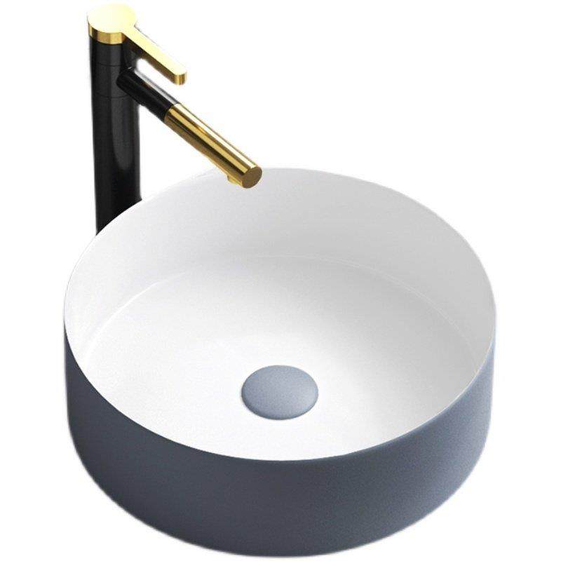 台上盆灰色洗手盆长方形洗脸单盆小尺寸圆形洗漱盆洗面盆水池水盆,家装主材,台上盆,淘宝优惠券,粉丝福利购,淘宝优惠卷