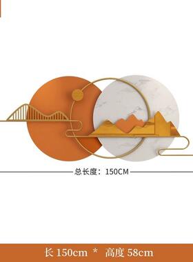 铁艺现代轻奢风壁挂客厅沙发背景墙挂饰简约壁挂房间装饰品软装