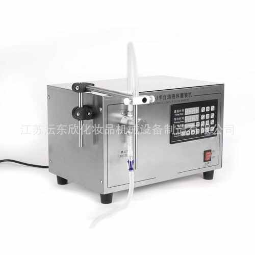 广东深圳半自动液体灌装机小型水剂定量分装机清洁剂卸甲液灌装机