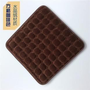 椅子垫餐椅垫办公室电脑学生凳子屁股座垫 加厚加棉家用防滑落冬季