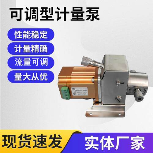 厂家微型可调型计量泵喷雾实验仪器高精度流量体精密无阀泵定制