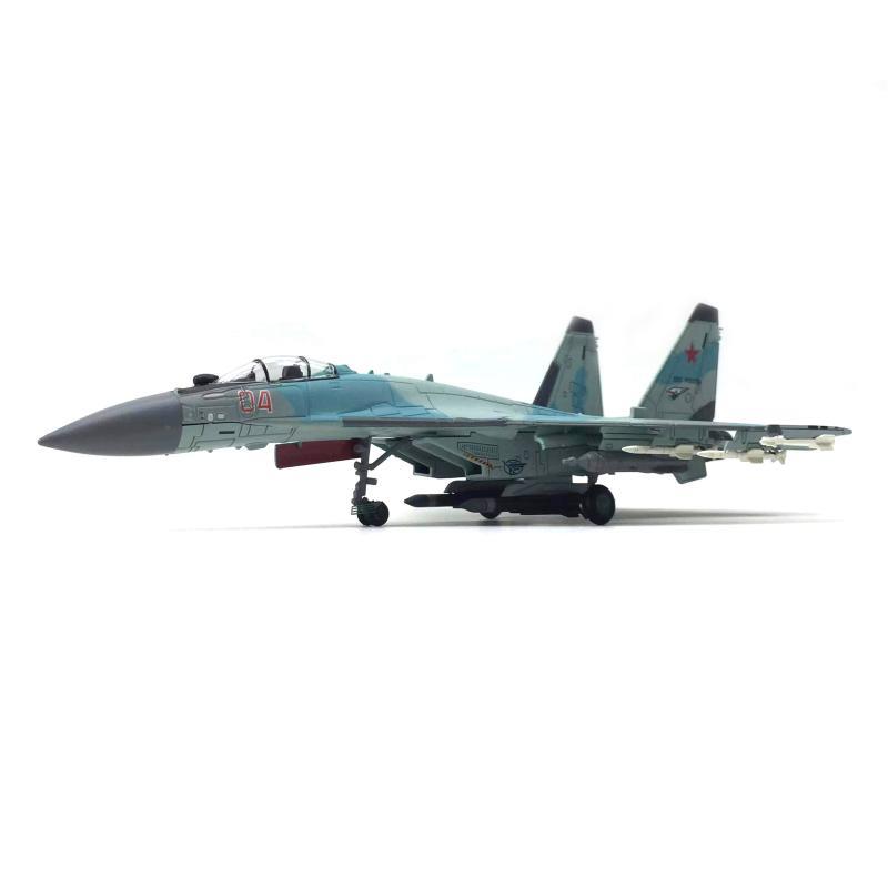 特价1/100俄罗斯苏35超级侧位SU-35战斗机仿真合金军事模型成品