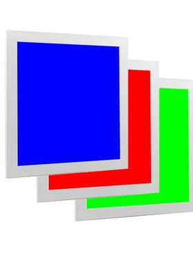 低压DC24V平板灯DMX512控制调色调光面板灯LEDRGB面板灯遥控