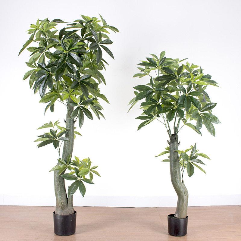 仿真财树辫子发财发MC-85012树仿真植盆栽装发饰财绿树家居装饰造