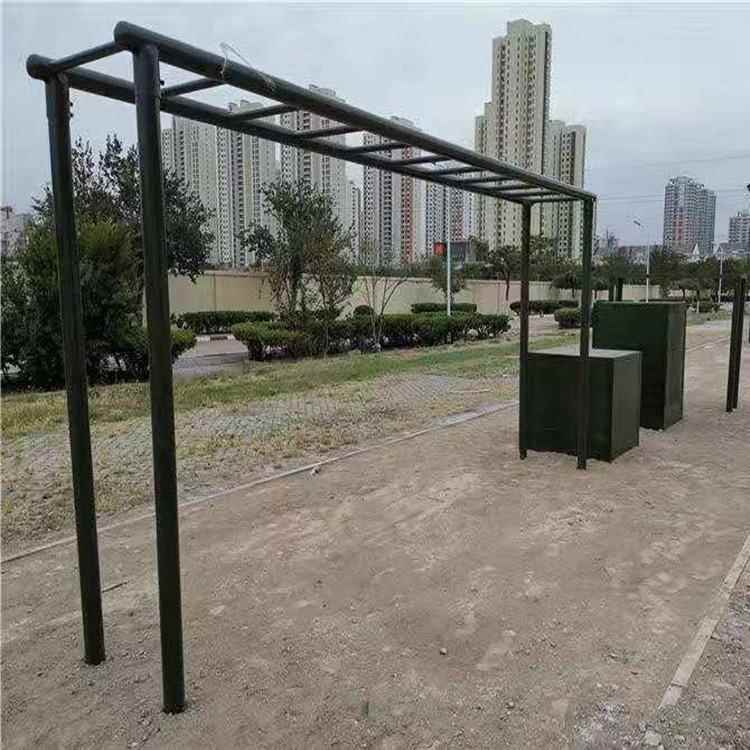 心理技能体能训练水平梯400米渡海登岛障碍器材晃动云梯独木桥厂