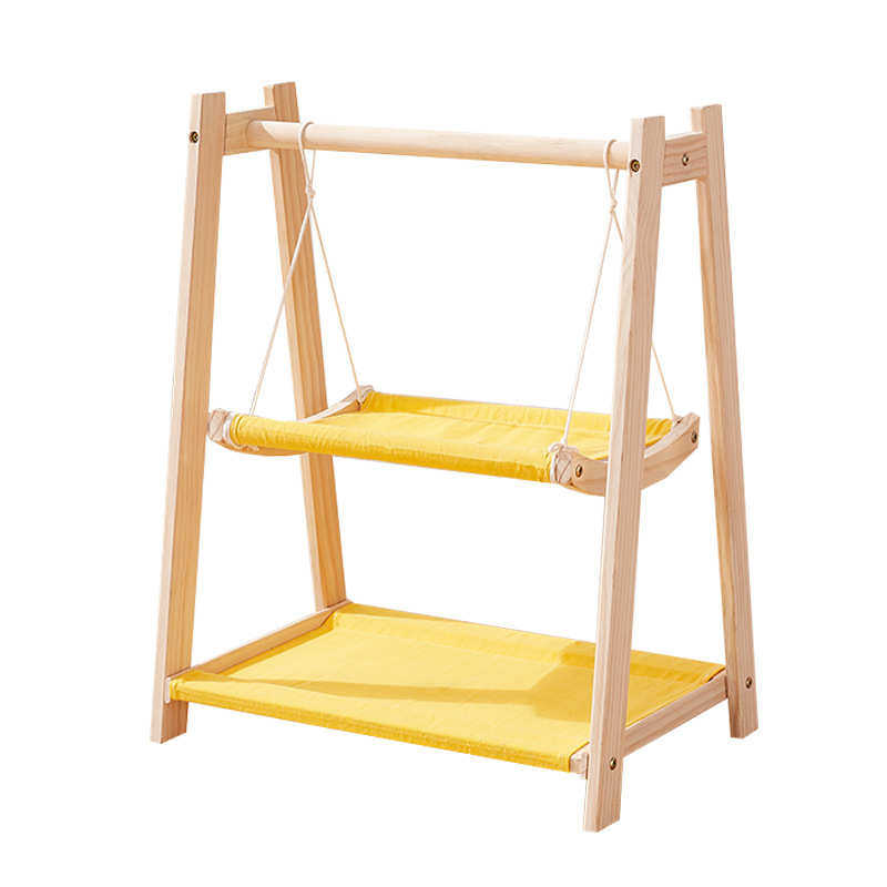 四季猫床床宠物猫通用窝双层吊床离地猫可拆洗小型床犬实木秋千狗,宠物/宠物食品及用品,猫窝/屋/帐篷/沙发,淘宝优惠券,粉丝福利购,淘宝优惠卷