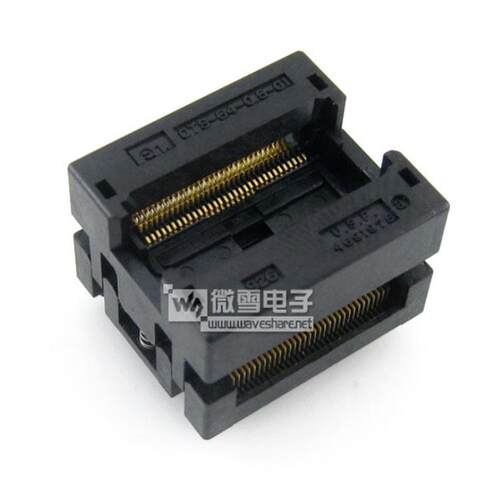 SSOP64TSSOP64引脚间距0.5mm编程座测试座IC芯片进行烧写测试
