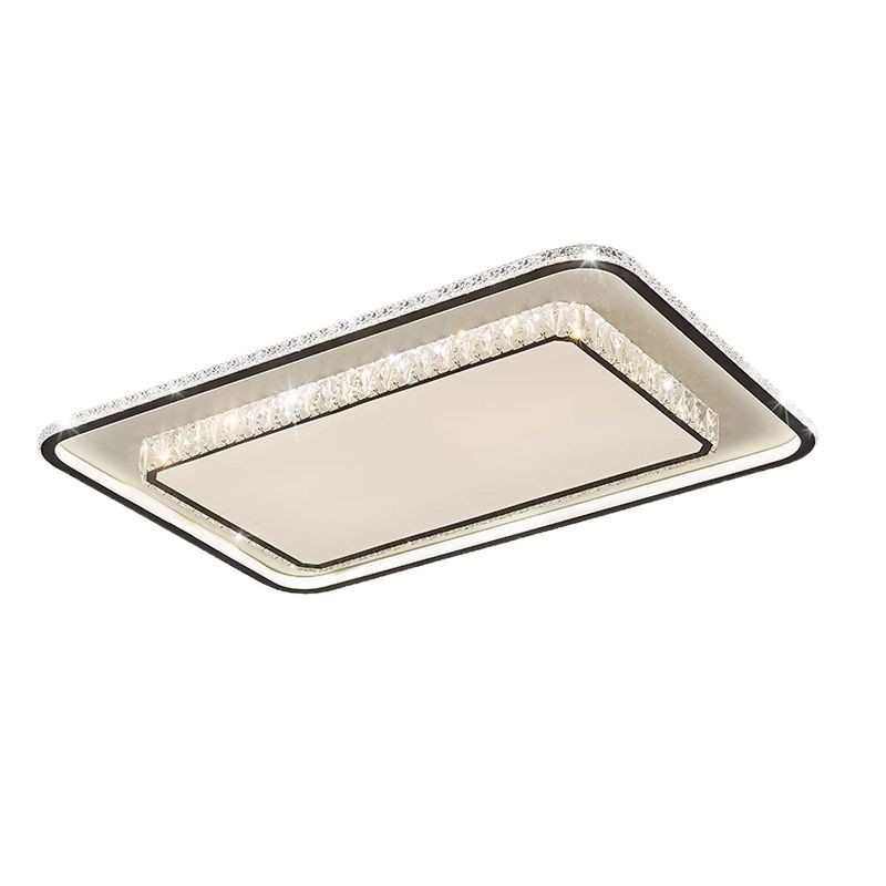 护眼水晶吸顶灯轻奢大气客厅灯简约现代长方形卧室灯餐厅灯具套装,家装灯饰光源,智能吸顶灯,淘宝优惠券,粉丝福利购,淘宝优惠卷