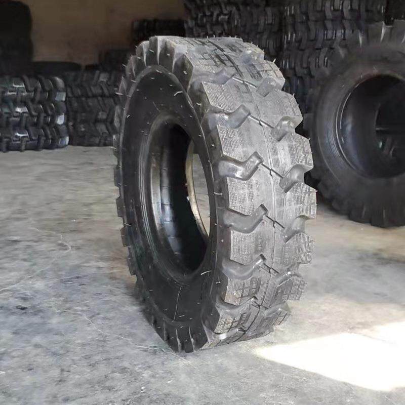 1000-16铲车小装载机E3花纹尼龙成套带内胎工程机械耐磨轮胎
