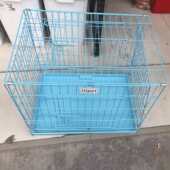 狗笼带厕所折叠室内通用中小型犬狗笼猫笼子泰迪便携宠物笼带托盘