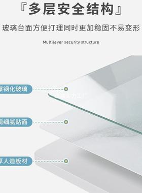 简易茶几客厅家用小户茶几桌简型约轻茶现代阳HWF台台钢化玻璃奢