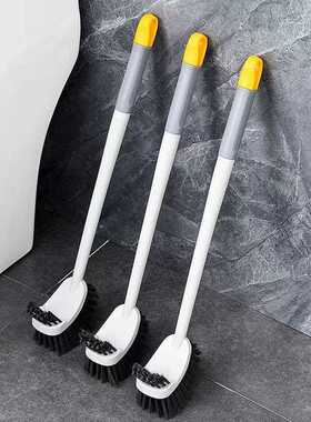 Long-handled toilet brush for hard-to-reach corners, bathroo