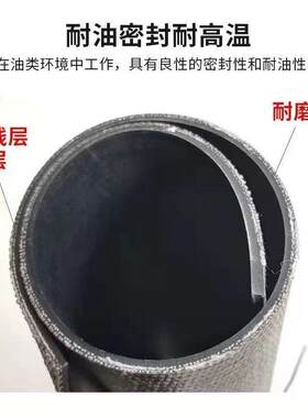 按尺寸裁剪夹布夹线橡胶板工业铺地减震降噪地胶铺车厢底防撞垫板