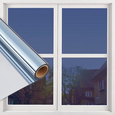 One Way Mirror Window Privacy Film Daytime Anti UV Sun Block