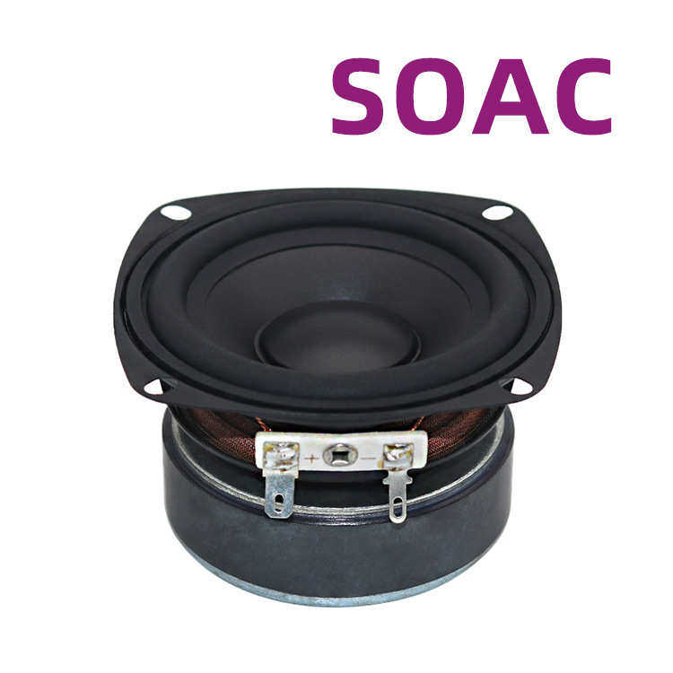 3寸方形8欧25瓦外磁喇叭79MM橡皮边IP67级防水耐高温汽车扬声器