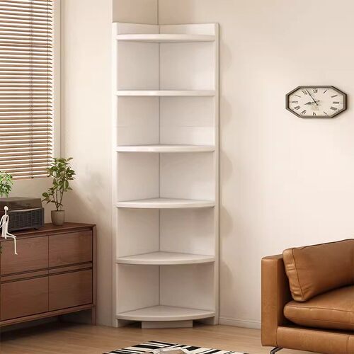 角柜墙角三角卧室床头置物柜角落书柜转角书架公司简易收纳储物柜