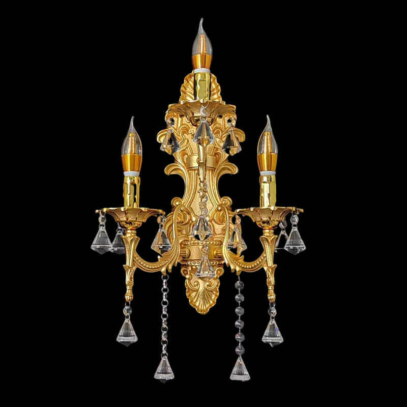 别墅 客厅大堂酒店 三头欧式批发蜡烛创意具合金艺壁灯布壁灯厂家,家装灯饰光源,壁灯,淘宝优惠券,粉丝福利购,淘宝优惠卷