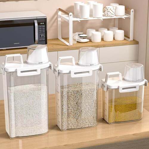 Large Capacity Rice Storage Container for Home Kitchen Use -
