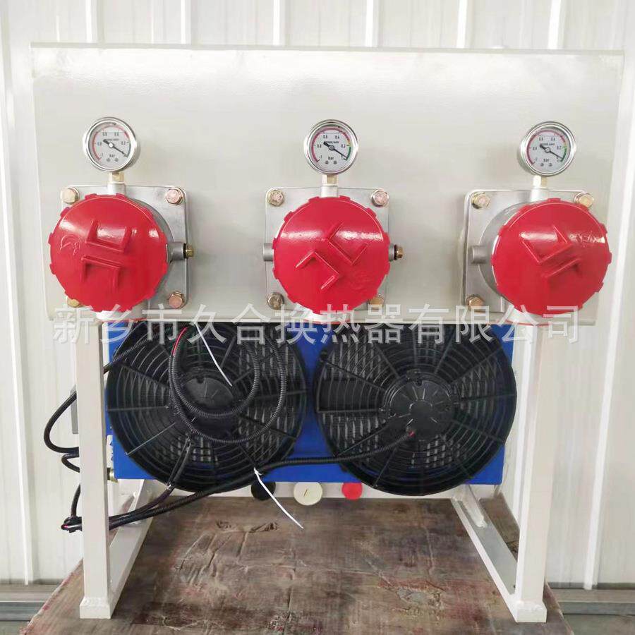 自走式玉米青储机用液压油散热器 双风机农业车辆冷却器价格优惠