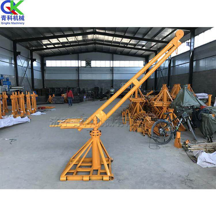 360度旋转装饰建筑工地小吊机 小型提升机 室外吊运车厂家现货