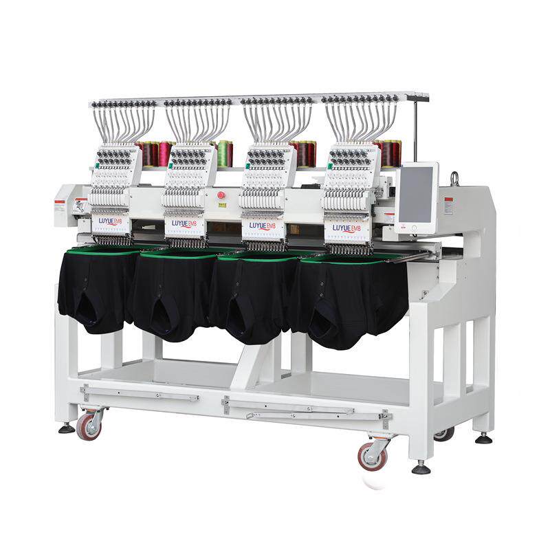 12针4头成衣成品帽子高精度电脑绣花机多功能花样机缝制