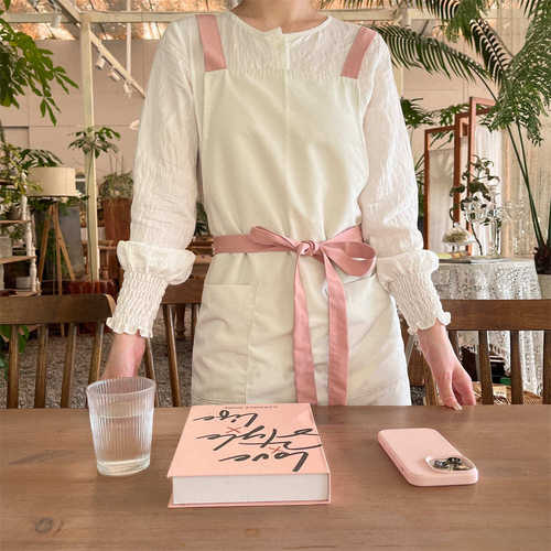 面料鱼尾工作室咖啡馆防污coupang防水围裙花艺手作系外贸出口韩