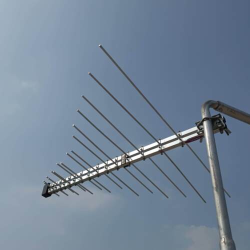VHF+UHF170-860Mhz地面数字电视全频道对数周期天线UV全频道天线