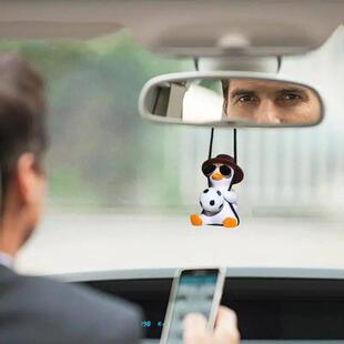 Ornament Duck Swing Car Pendant Sunglasses