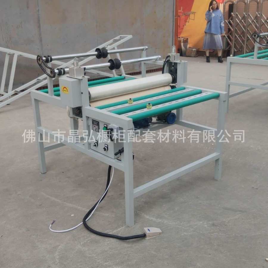 爆款装饰画玻璃覆膜机晶钢门贴膜智能镜pvc板材玻璃贴膜机材料