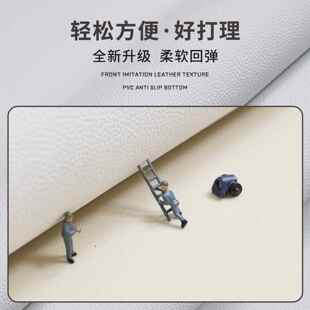 国奶油风地垫入户门垫进门脚一抹净-垫耐pv脏c可擦德免洗皮地毯裁