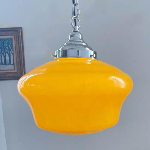 美古工业风小吊70复年代玻台璃灯酒吧餐厅玄关阳民宿FYL工作室灯