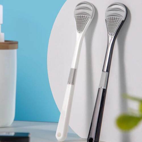 Tongue Cleaner Brush Reusable Oral Cleaning Scraper Oral Bre