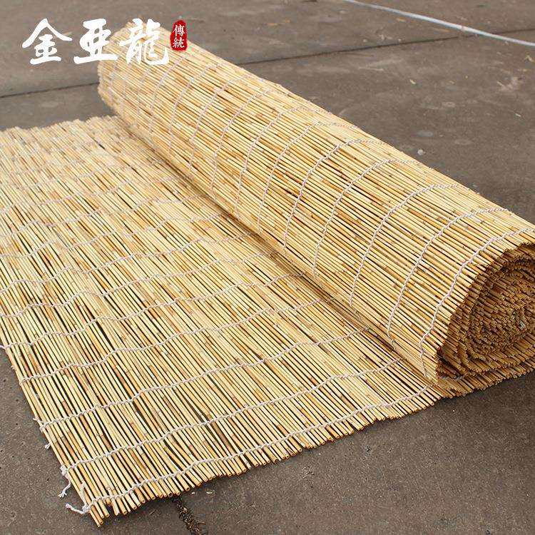 新款直销夏季芦苇编织农家乐装修芦苇帘室内草编帘影视摄影道具植