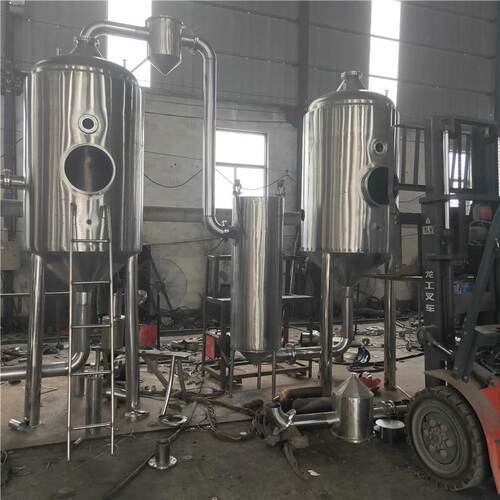 二手2吨双效MVR蒸发器 四效降膜污水处理蒸发器 真空浓缩蒸发器