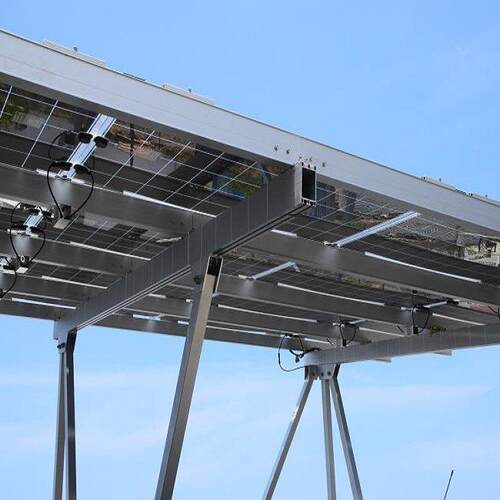 高承重商住两用单排光伏车棚支架 全铝+304不锈钢材质 抗腐蚀耐用