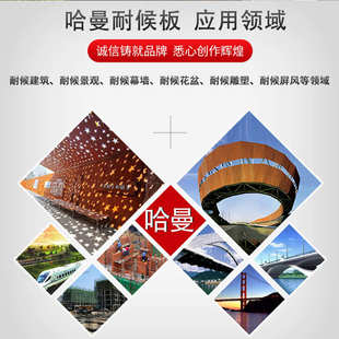 耐候钢板室内外装饰花盆花架 耐候钢创意造型园林景观合金花箱