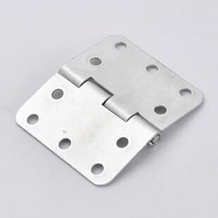 新中式 简约折弯铰链铁平合页50mm铁箱柜家具木盒镜柜10个孔