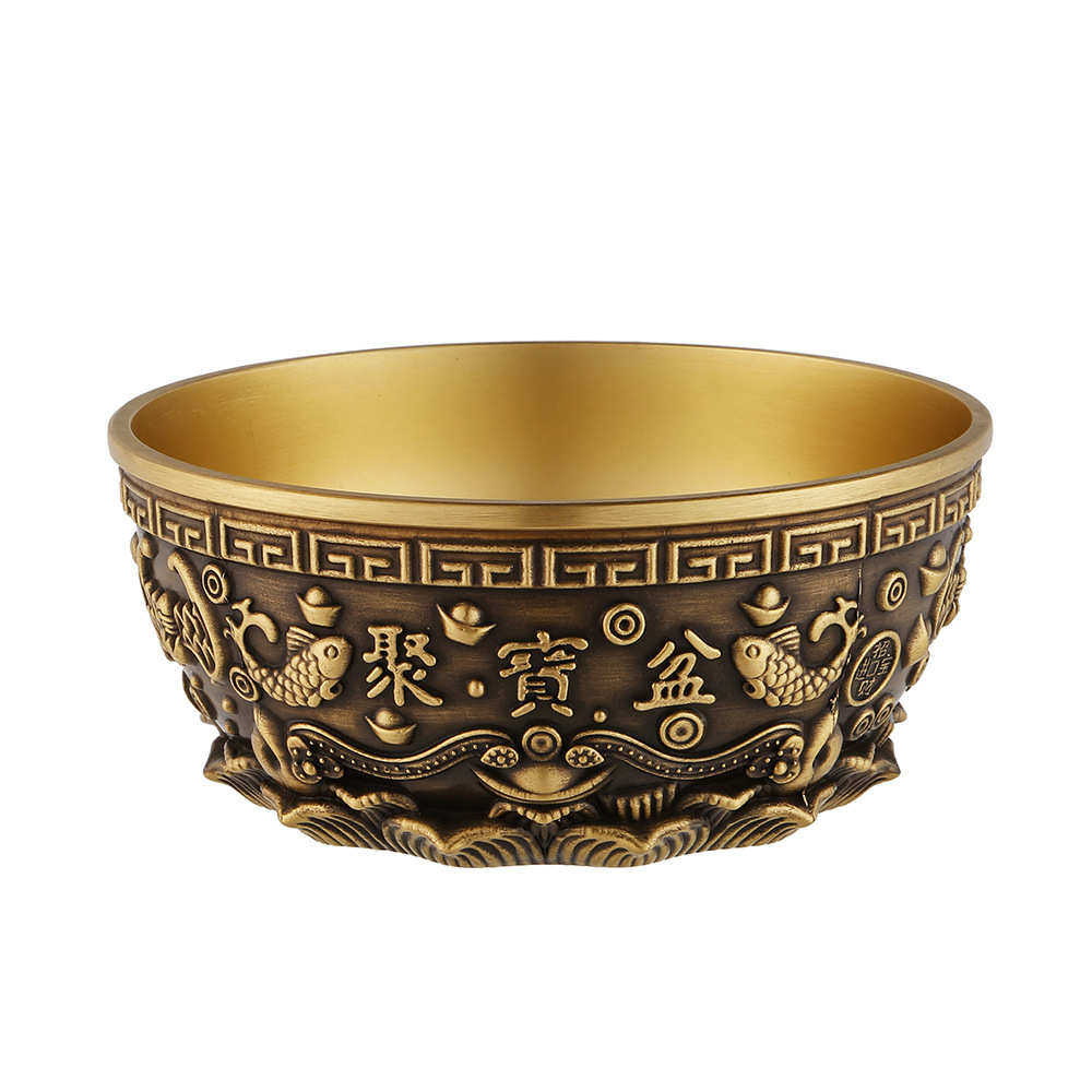 复古黄铜聚宝盆摆件家用客厅装饰品招米宝财进金属工艺品开业礼品,家居饰品,装饰摆件,淘宝优惠券,粉丝福利购,淘宝优惠卷