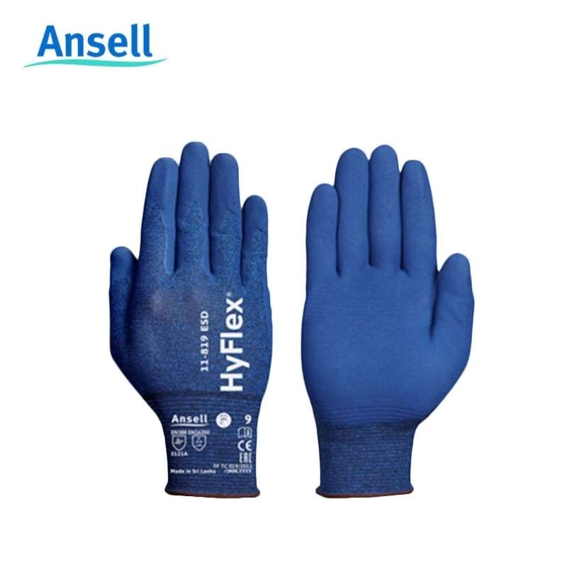 Ansell11-819ESD触摸屏防静电手套9码1副