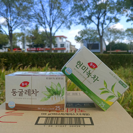 韩国进口东西玄米绿茶37.5g&玉竹茶30g25袋入盒装袋泡茶饮包