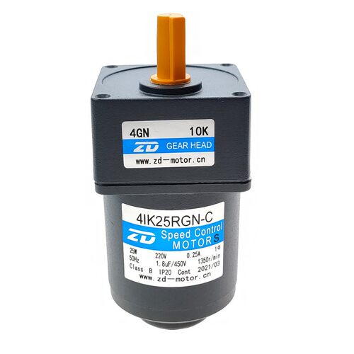 25W 220V 交流齿轮减速电机 4IK25RGN-C 可配 4GN 3K~750K 变速箱