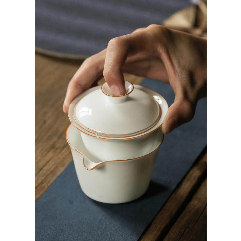 隐涧堂快客杯旅行茶具套装户外旅游便携包功夫茶具简约喝茶泡茶壶