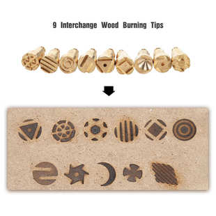 彩铅烙画烙铁套装 71件套60W可调温电烙铁套装 雕刻烙画焊接工具