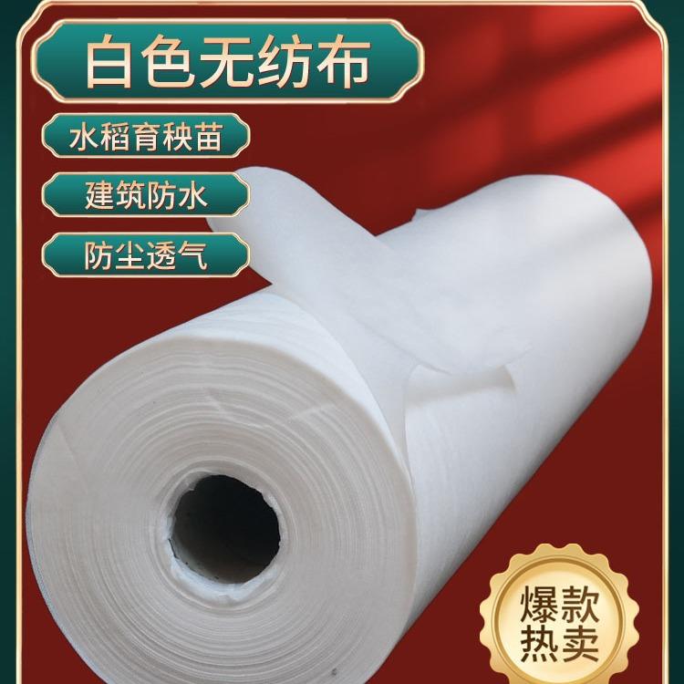 农纺用无布抗老化纯料卷咨询客服整水稻秧育苗防尘布料隔层透气育