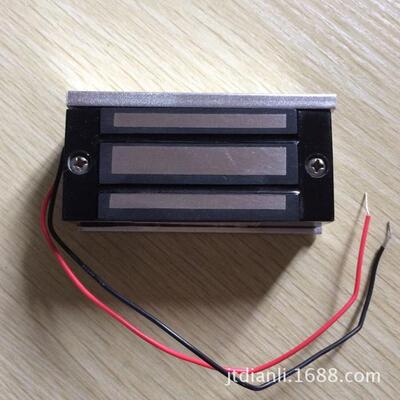 长方型电磁铁80X35X21 12V 24V吸盘式电磁铁 电吸盘 吸力80公斤