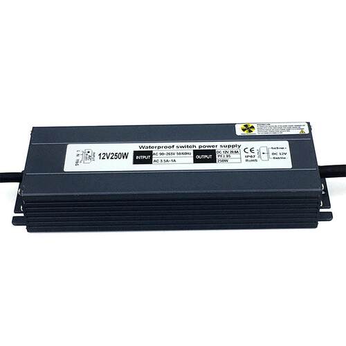 12v250w全电压带功率因素开关电源防水电源PFC开关电源防水电源