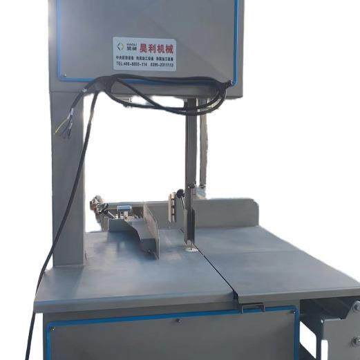 HL-500型带滑道推料杆大型商用不锈钢锯骨机