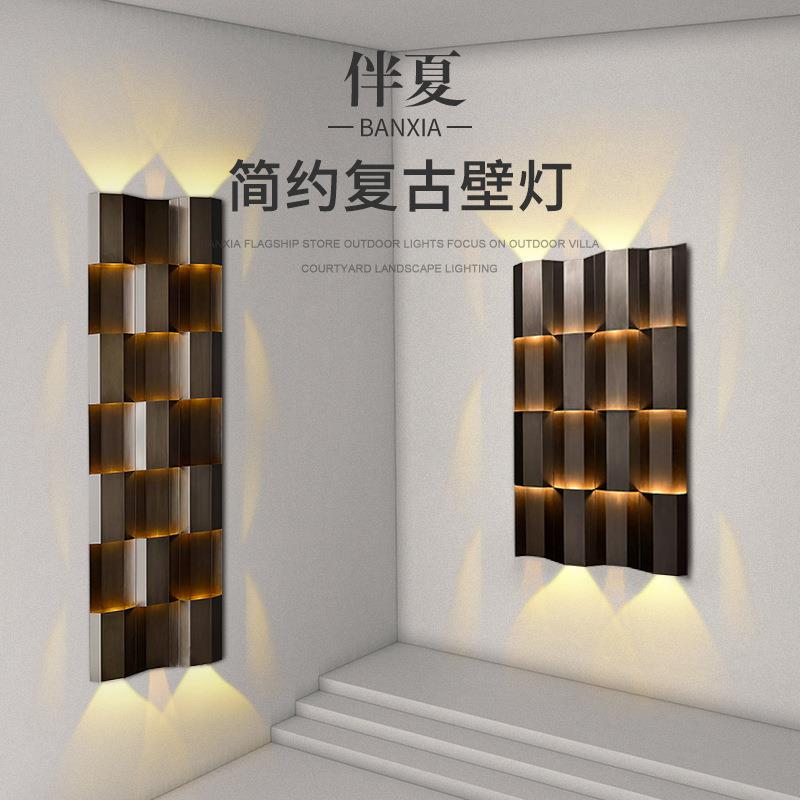 户外壁灯防水别墅庭院灯欧式艺术复古外墙灯会所展厅墙面装饰灯