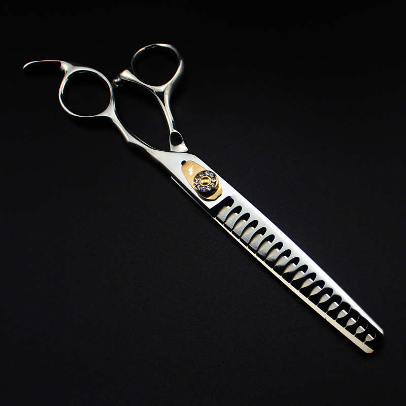 7.0寸神行者  高档宝石 鱼骨 牙剪 打薄  宠物剪 鱼骨牙 专业级